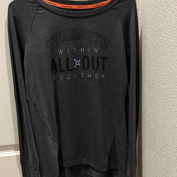 Orangetheory Charcoal Long Sleeve Tee - Picture 4 of 5